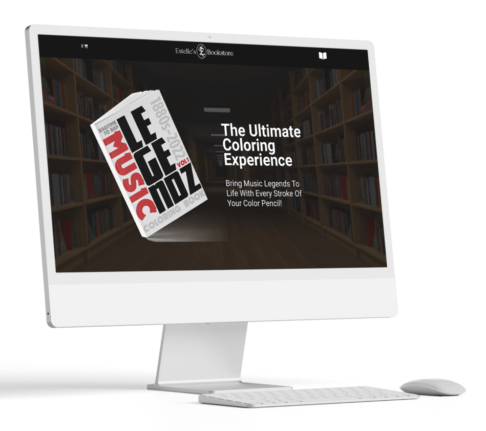 Estellesbooks iMac mock